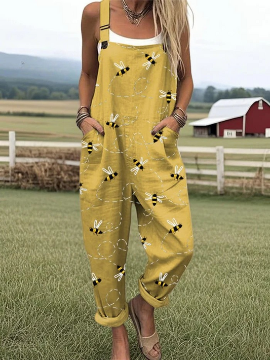 Amelia Artistic Vintage Jumpsuit
