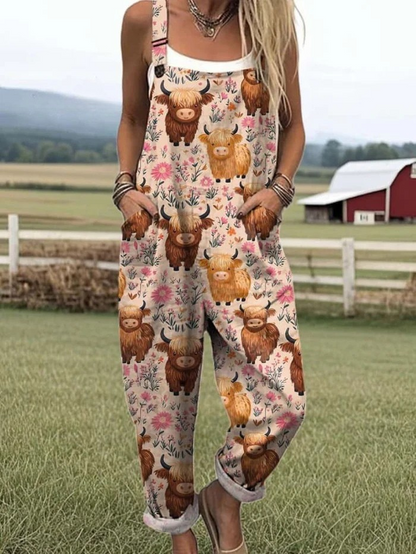Amelia Artistic Vintage Jumpsuit