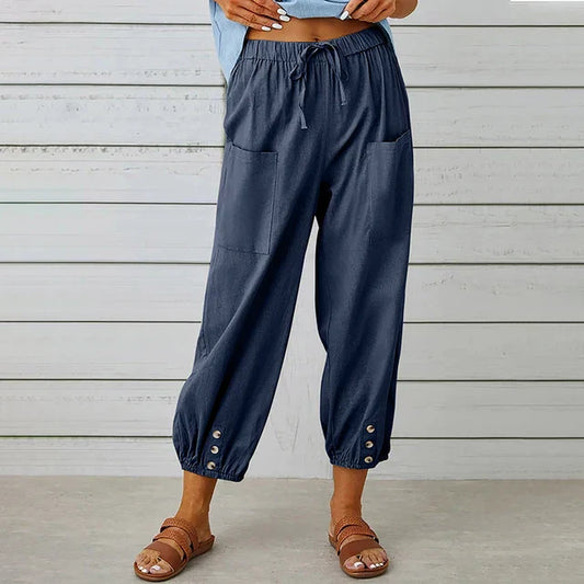 Jade Relaxed Linen Pants