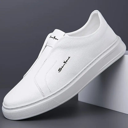 Harper Slip-On Vegan Leather Sneakers – Coastal Comfort
