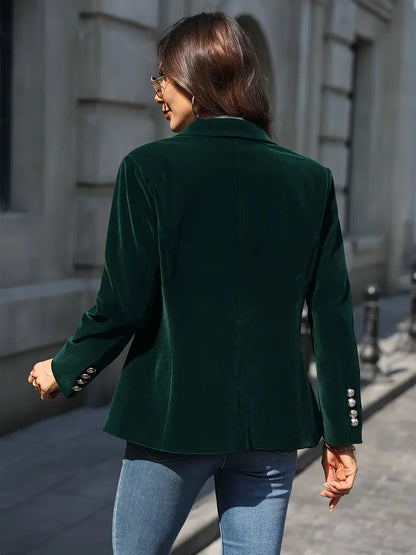 Amelia Velvet Tailored Blazer