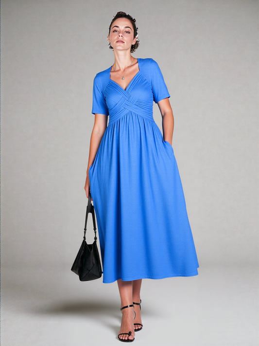 Starlit Grace Midi Dress