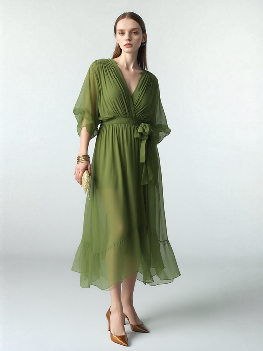 Celeste Chiffon Dream Dress – Light, Flowing Elegance for Every Occasion