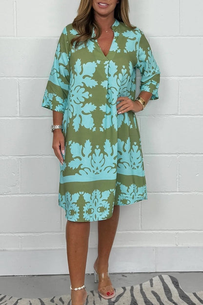 Isla Airy Elegance Long Sleeve Dress