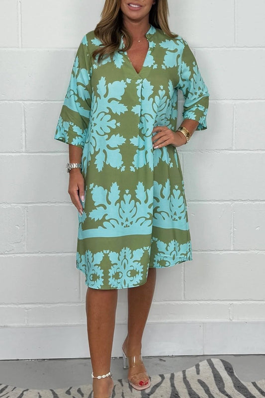 Isla Airy Elegance Long Sleeve Dress